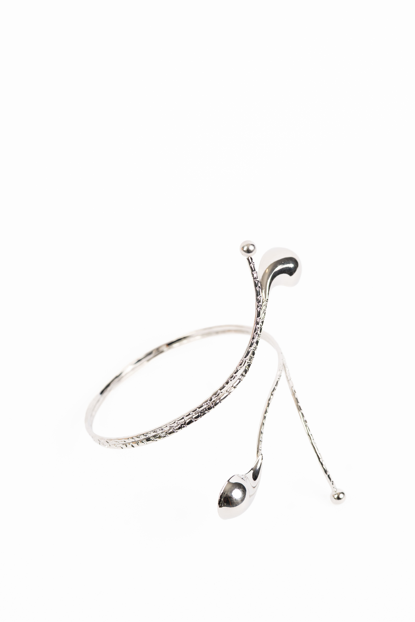 Silver Orbit Arm Cuff