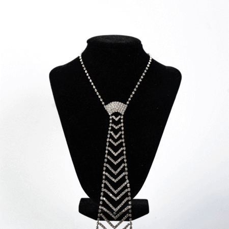 Crystal Tie Necklace