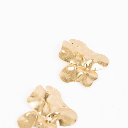 Molten Golden Statement Earring