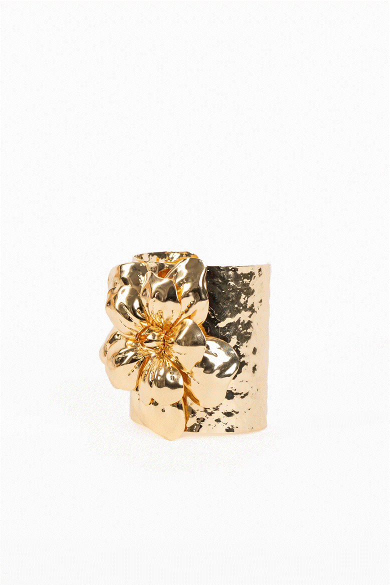 Golden Bloom Cuff